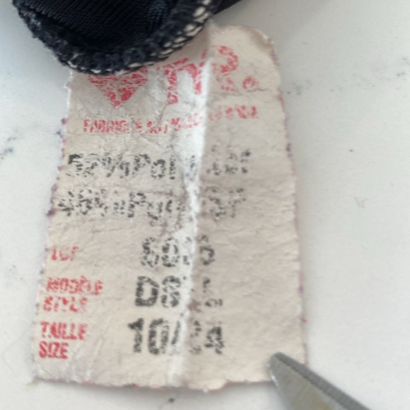 TYR swimsuit with adjustable straps. Black with purple straps size 10/24 - Picture 5 of 5